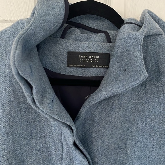 Zara Basic wool blend coat - Picture 2 of 6